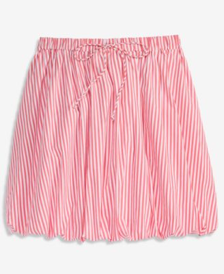 Women's Jenna Stripe Bubble-Hem Mini Skirt
