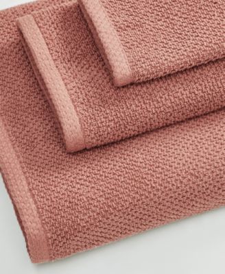 Cotton Textured 4-Piece Bath Towel Set