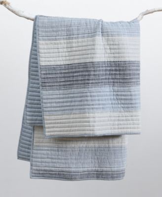 Sand Stripes Textured Quilted Throw, 50" x 60"