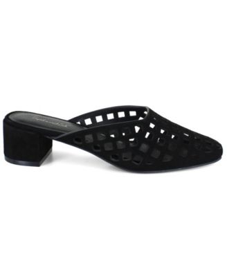 Women's Ria Heeled Laser Cut Mule