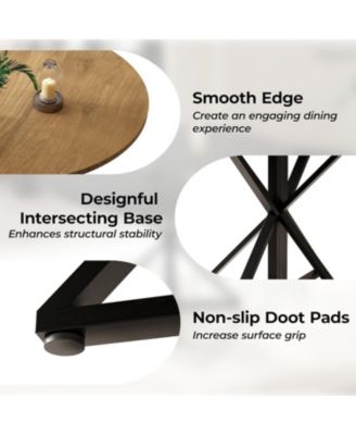 Kitchen Table Round Dining Table for 4 Farmhouse Kitchen Table Circle Dinner Table