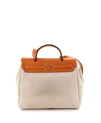 31 Herbag Zip Criss Viking Toile and Leather