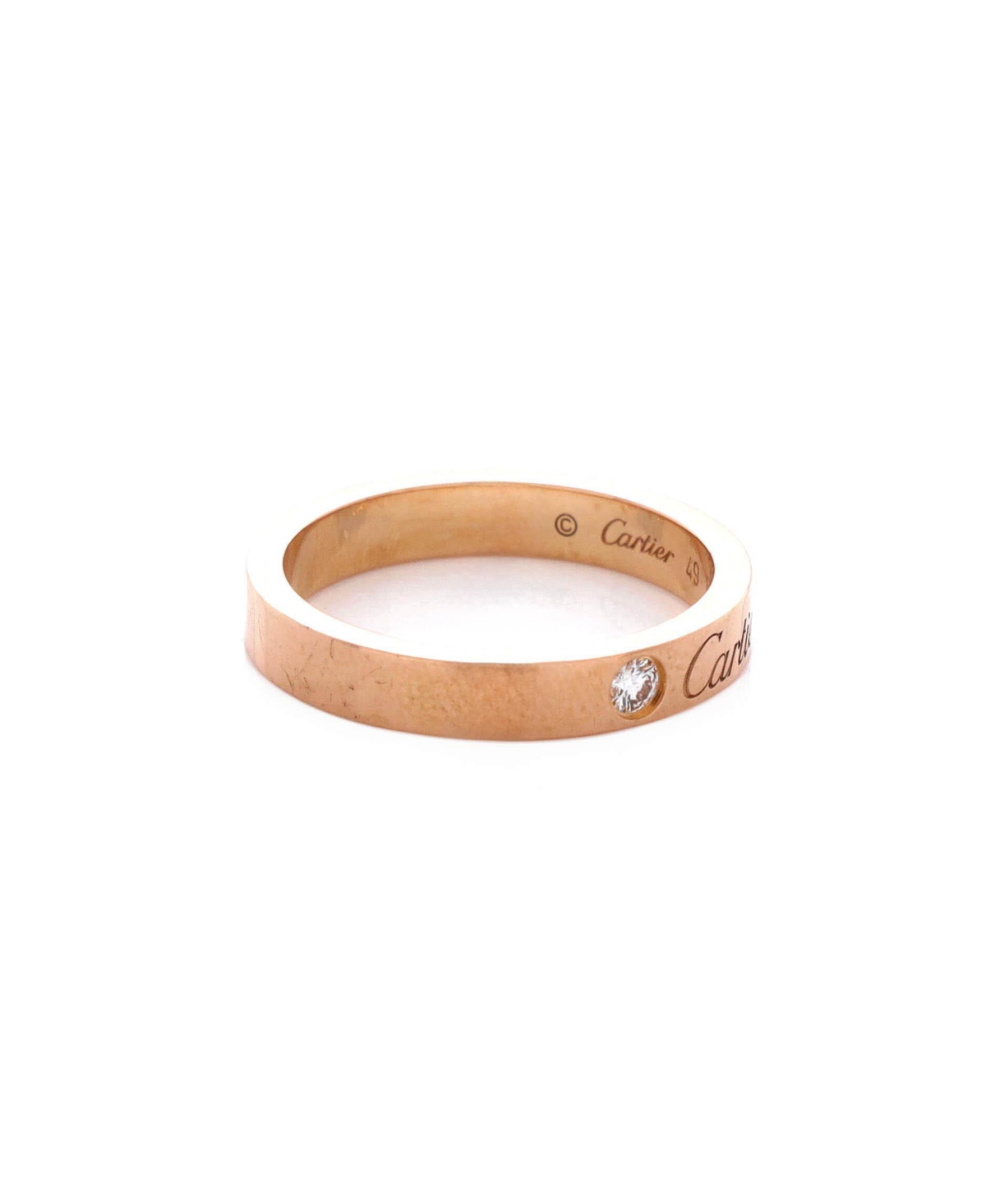 Pre-Owned Cartier C de Cartier Wedding Band Ring