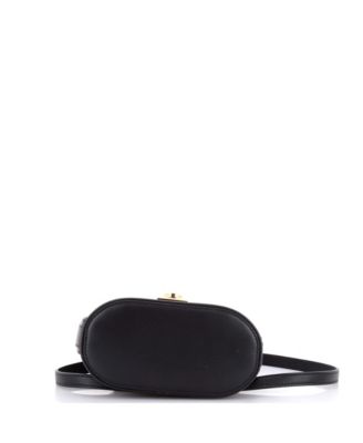 Mini Gancini Buckle Hobo Leather