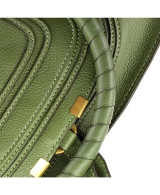 Small Marcie Satchel Leather