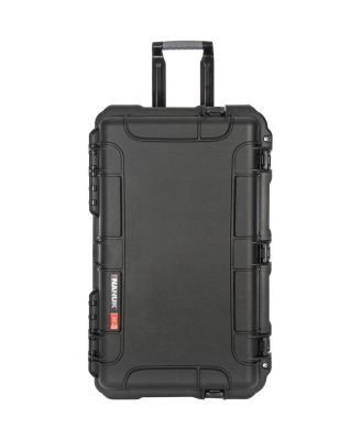 962 Wheeled Waterproof Hard Case with 6-Pocket Lid Organizer and Padded Divider