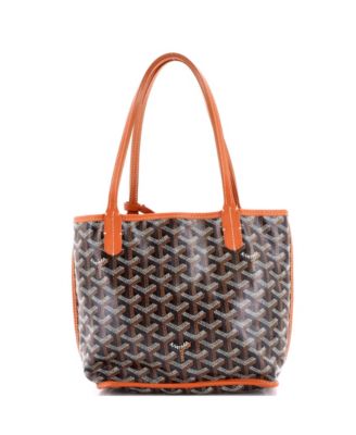 Mini Anjou Reversible Tote Coated Canvas