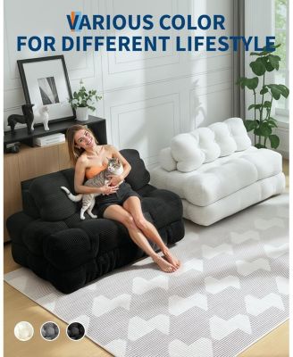 LED Bed Frame with Storage Headboard & Drawers - No Box Spring Needed