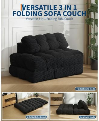 LED Bed Frame with Storage Headboard & Drawers - No Box Spring Needed