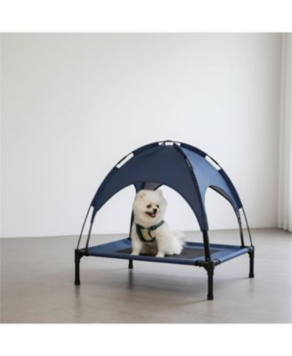 Portable Elevated Dog Cot - Cooling Pet Bed with Breathable Mesh