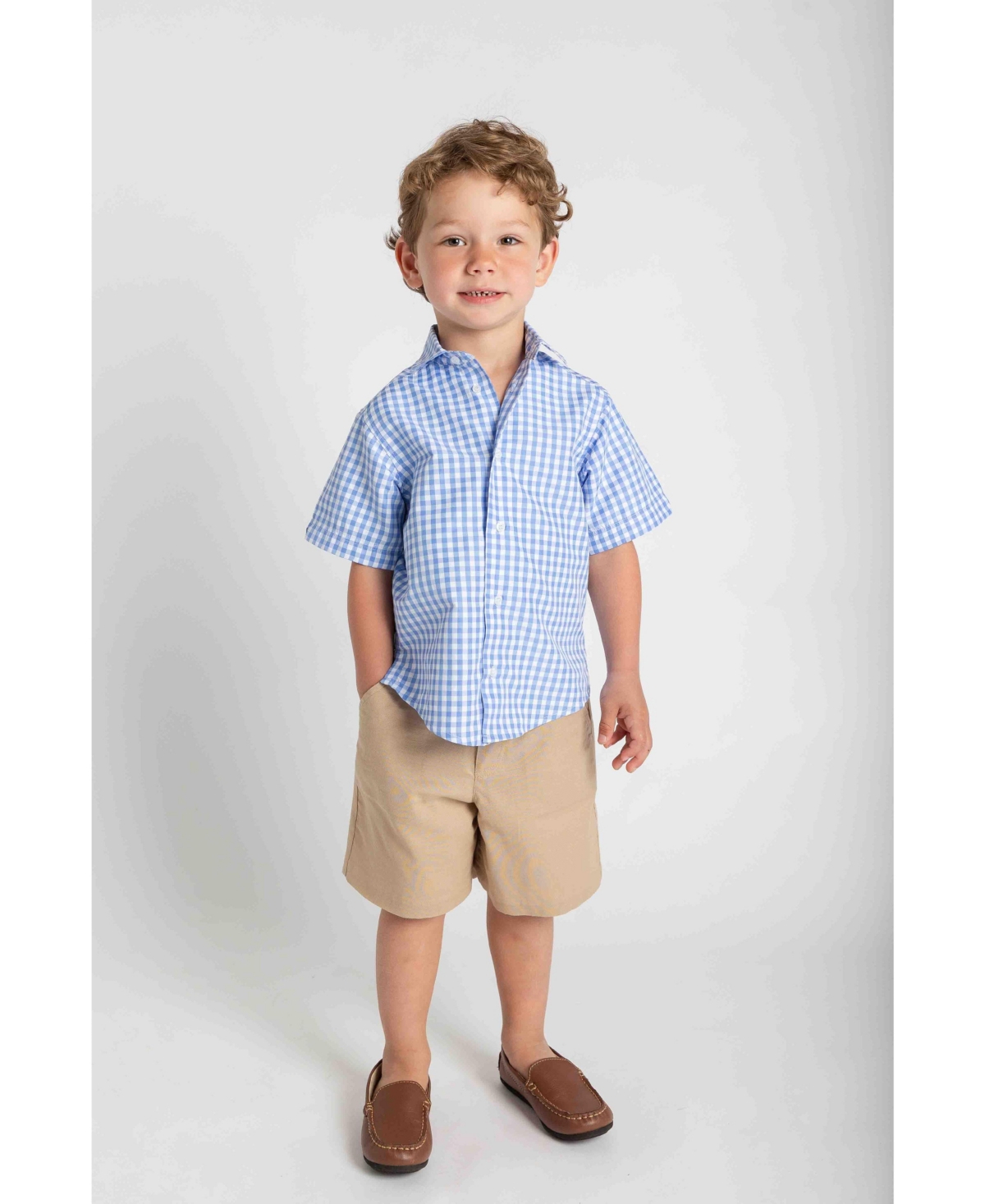 Florence Eiseman Toddler Boy Linen Look Short