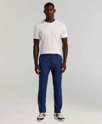 Men's Slim-Fit Flat Front Dress Pants