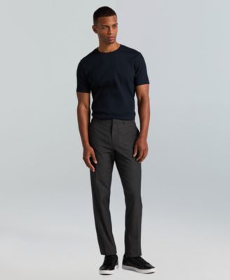 Men's Slim-Fit Flat Front Dress Pants