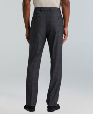 Men's Slim-Fit Flat Front Dress Pants