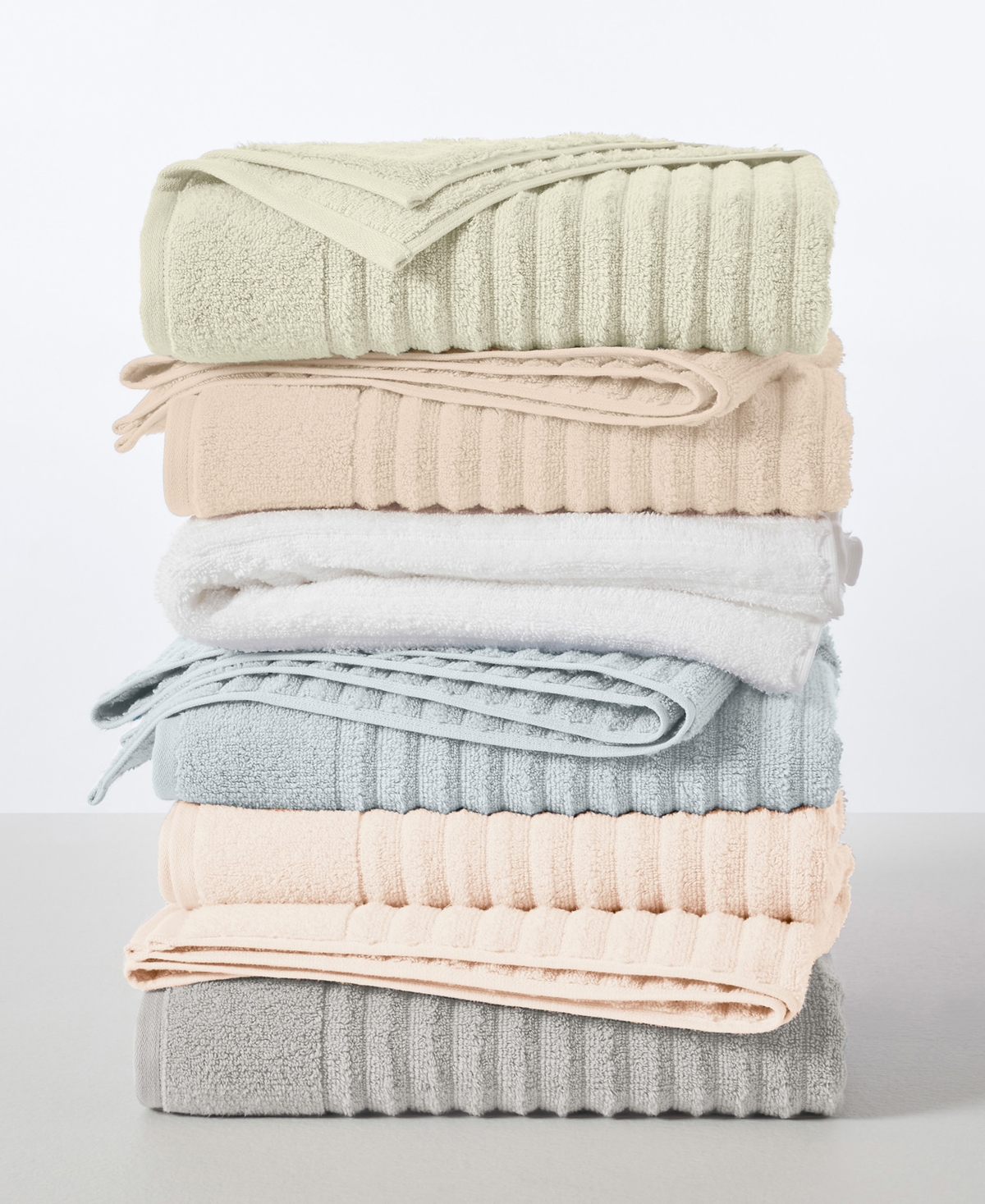 Linery & Co. Luxury 100% Combed Cotton 6-Pack Hand Towel Set