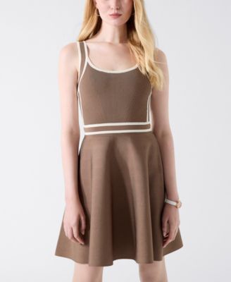 Women's Sleeveless Mirage Nautical Sweater Dress