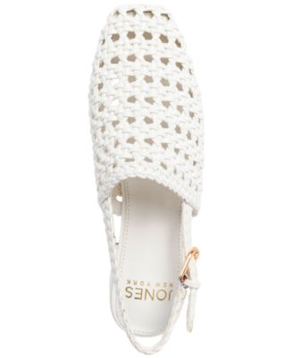 Women's Mateson Woven Block Heel Slingback Flats