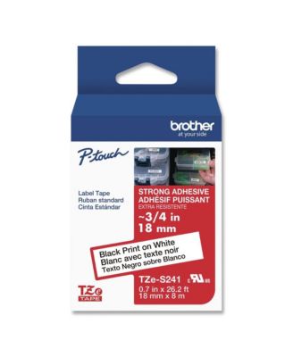 TZES241G 0.7 in. x 26.2 ft. TZe Extra-Strength Adhesive Laminated Labeling Tape