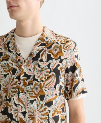 Men's Printed Short-Sleeve Shirt