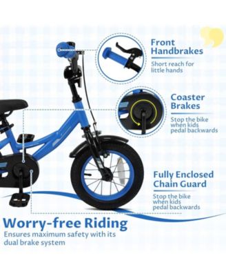 Kids Bike Sport Bicycle with Removable Training Wheels
