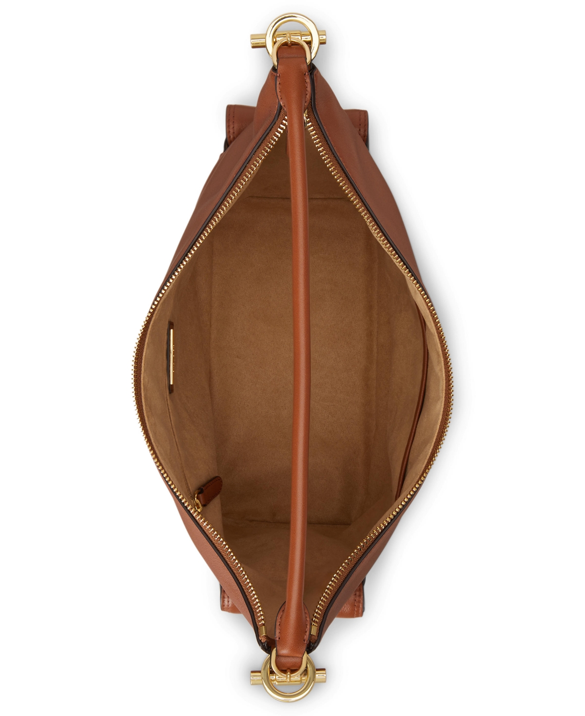 Lauren Ralph Blaike Large Soft Nappa Leather Shoulder Bag