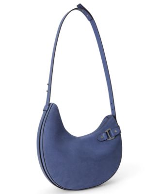 Suede Large Tasha Shoulder Bag 