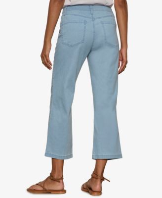 Petite High-Rise Cropped Pants