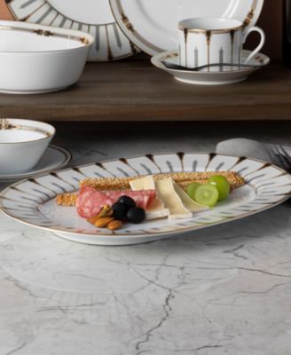 Empire 14" Gold-Tone Oval Platter