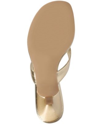 Women's Danielle Kitten Heel Thong Dress Sandals