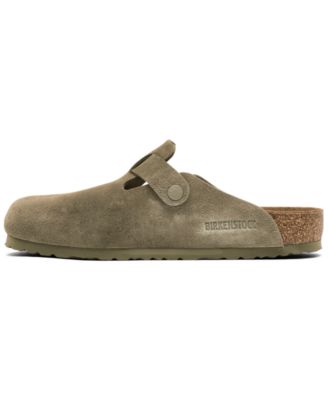 Men's Boston Suede Leather Casual Clogs from Finish Line