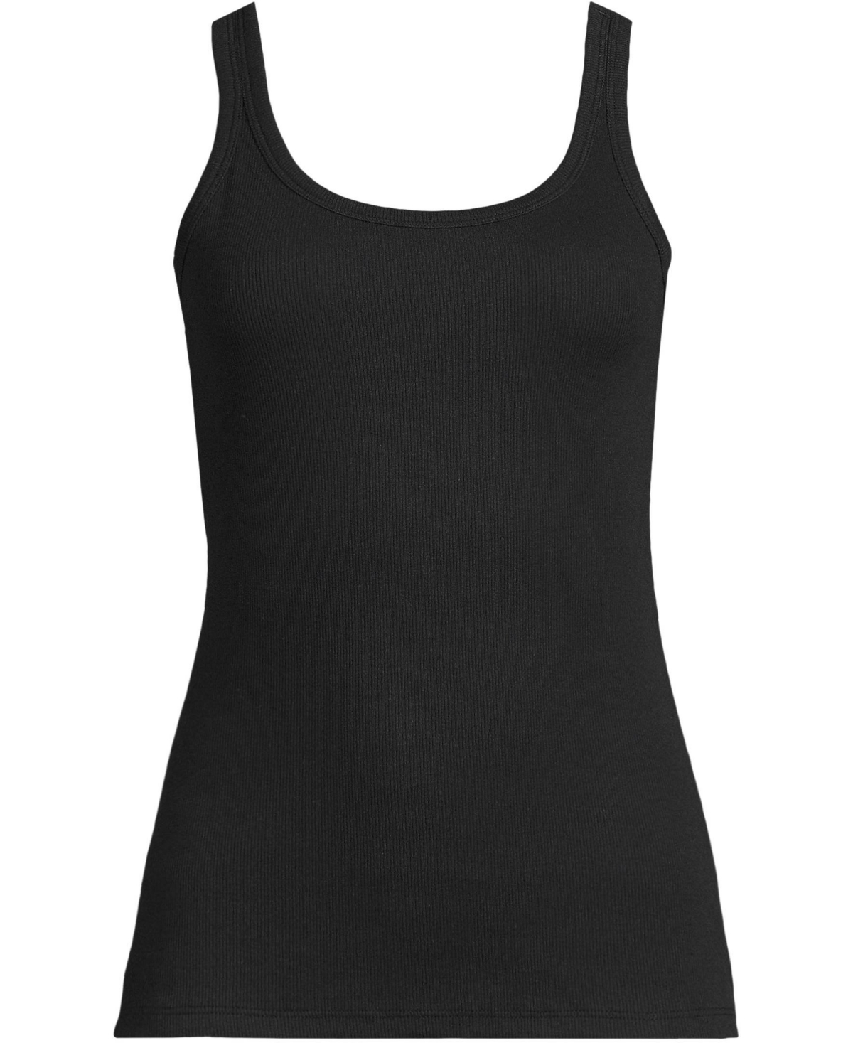 Lands' End Women's Micro Rib Go-To Layering Tank Top