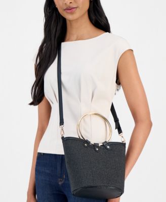 Straw Bucket Bag