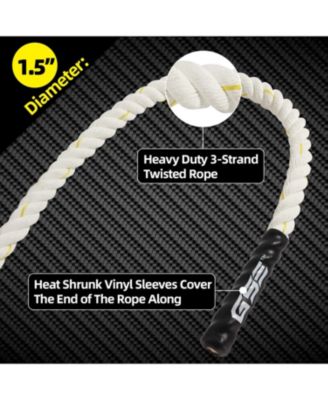 Gym Polyester Climbing Rope, 1.5" Diameter Workout Rope