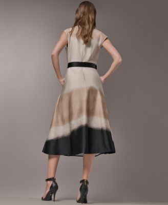 Women's Printed V-Neck Dress