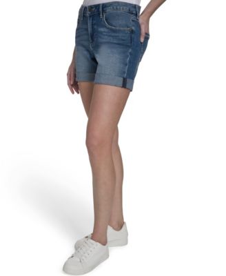 Women's Cuffed Denim Shorts