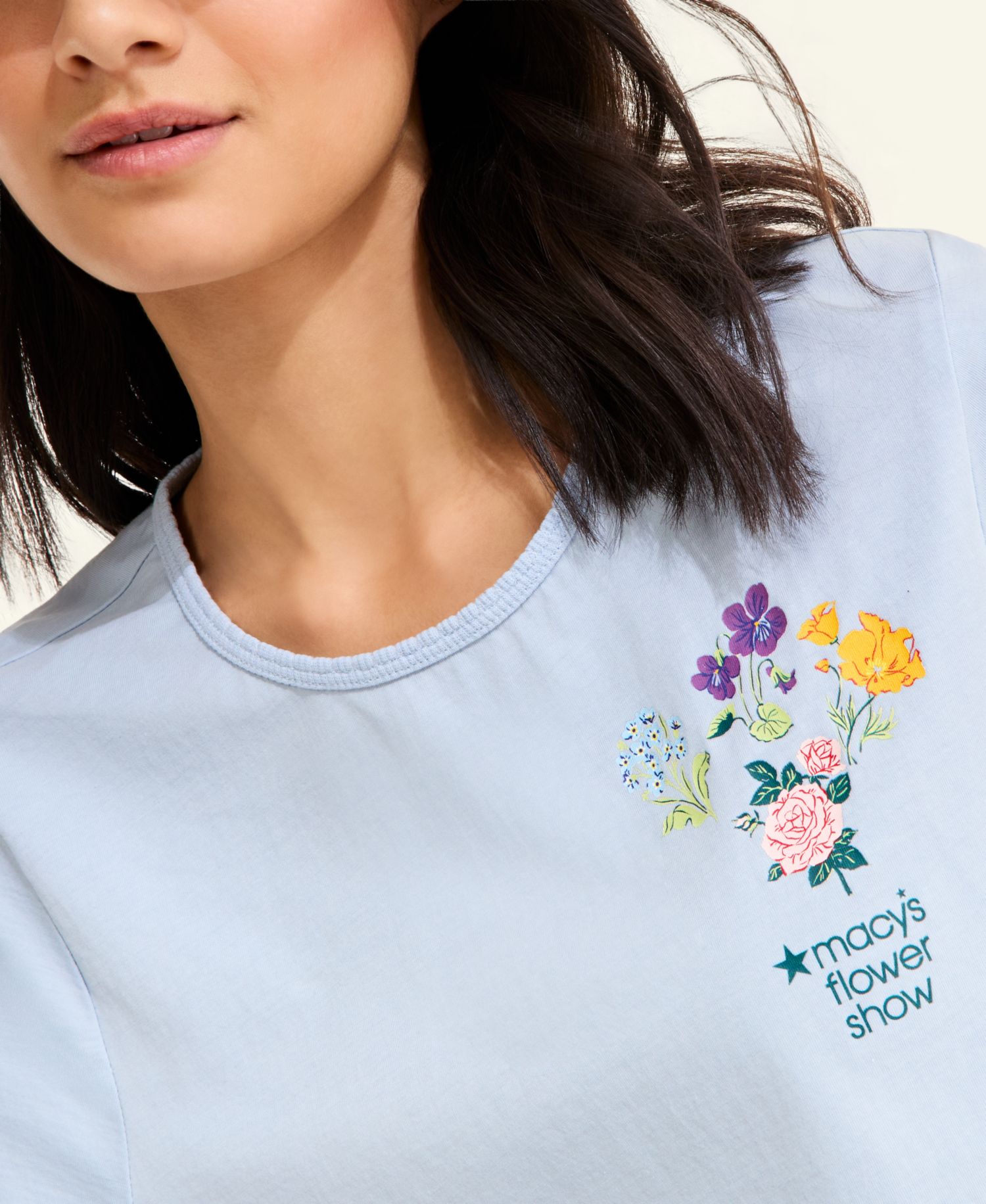 Flower Show Women's Short-Sleeve Flower Show Medallion T-Shirt