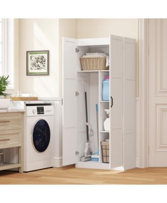 Kitchen Pantry Cabinet with Soft-Close Hinges Kitchen Cabinet