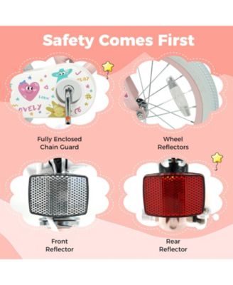 Kids Bike Adjustable for 3-8 Years Old Children - Stars & Moon