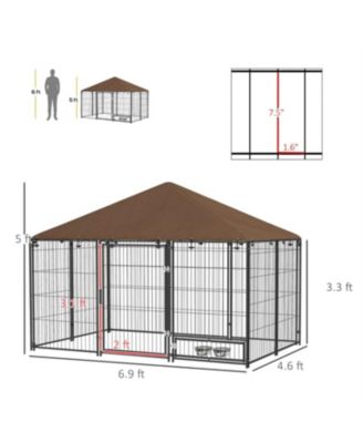 Outdoor Pet Playpen & Kennel, Puppy Play Pen with Weather-Resistant Design