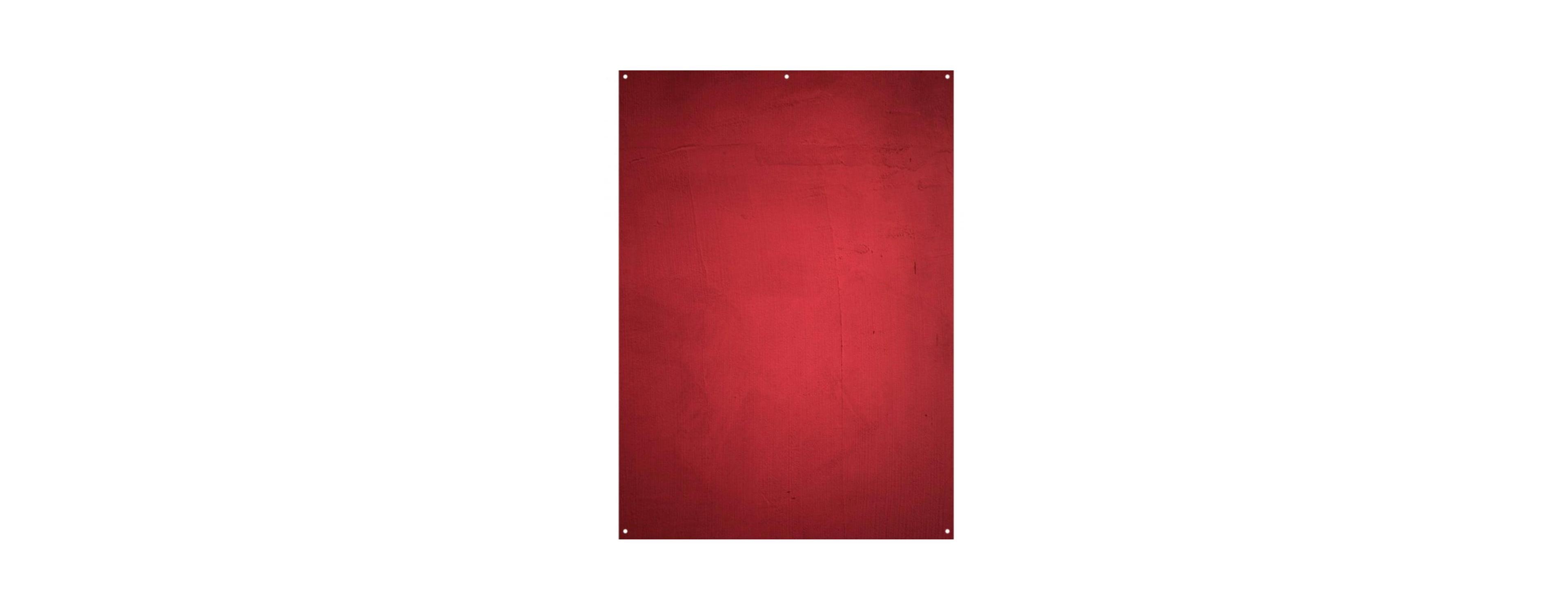 Westcott X-Drop Aged Red Wall Matte Vinyl 5x7' Backdrop Compatible with X-Drop Backdrop Stand