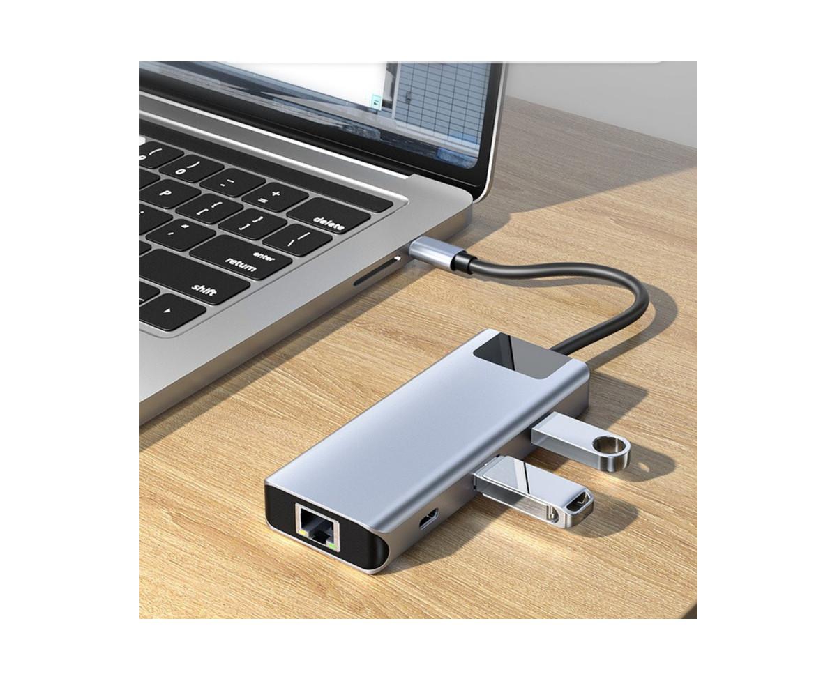 Risokeys 6-in-1 Usb-c Hub with 4K Hdmi, 100W Pd Charging & 5Gbps Usb 3.0, Ideal for MacBook, iPad Pro & Laptop Users