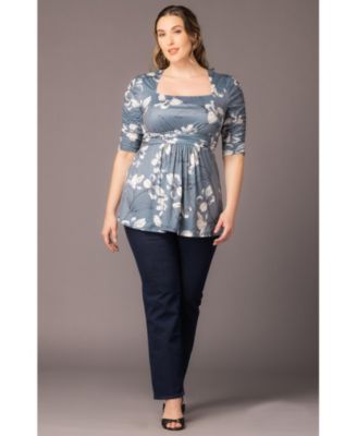 Plus Size Solstice Squared Neck Top
