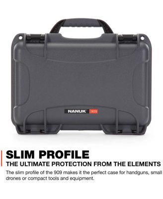 909 Case with Foam, Graphite