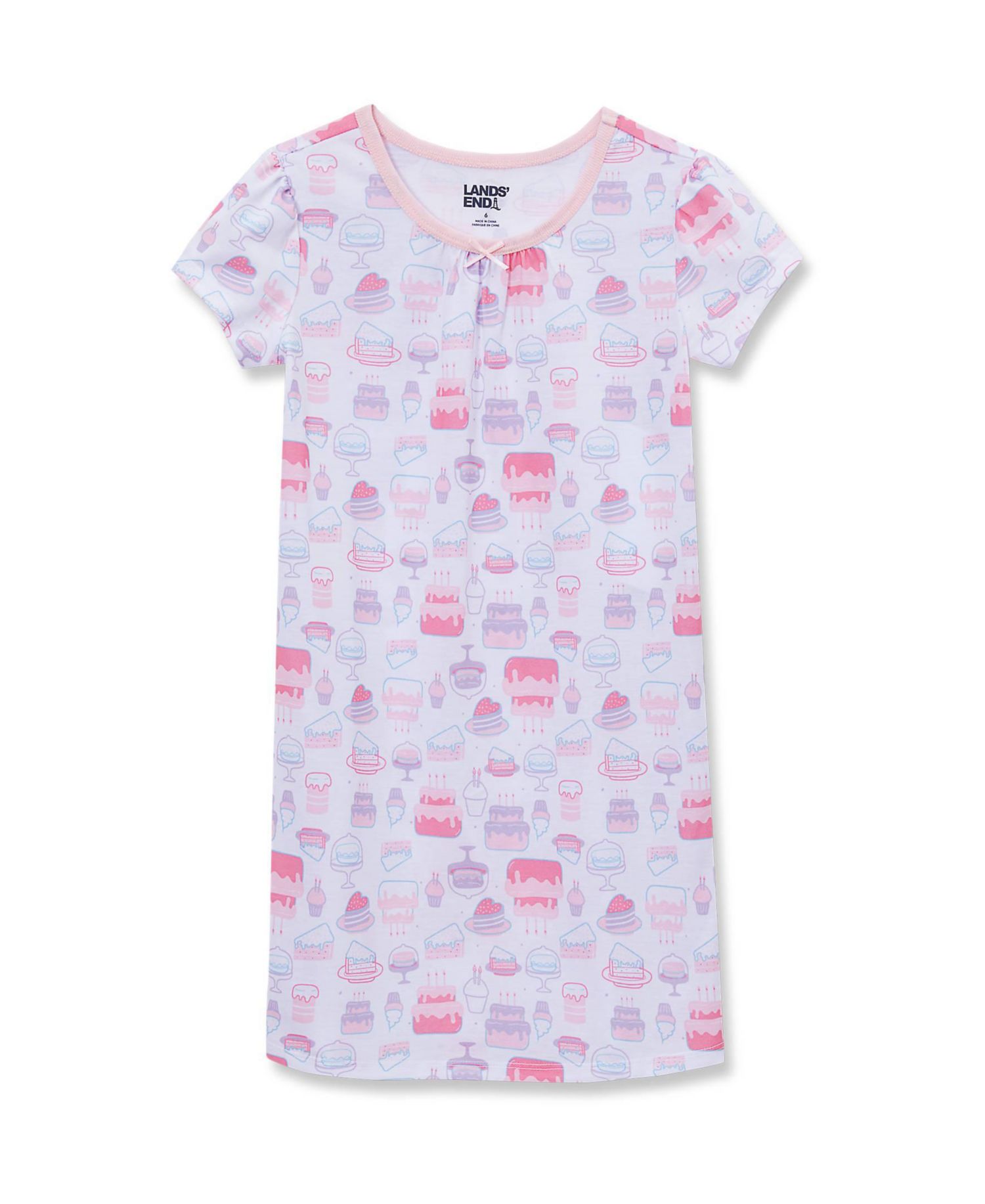 Big Girls Short Sleeve Nightgown