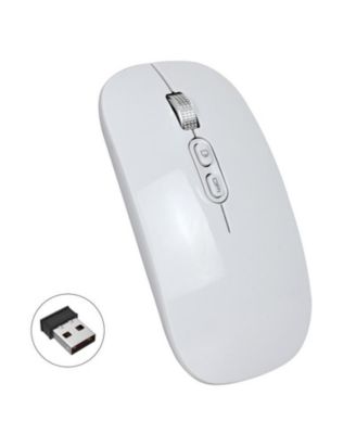 Rechargeable Silent Wireless Mouse: 2.4G, 1-Click Desktop, 3-Speed DPI for Office/Study, Slim & Easy-to-Use for Professionals/Students