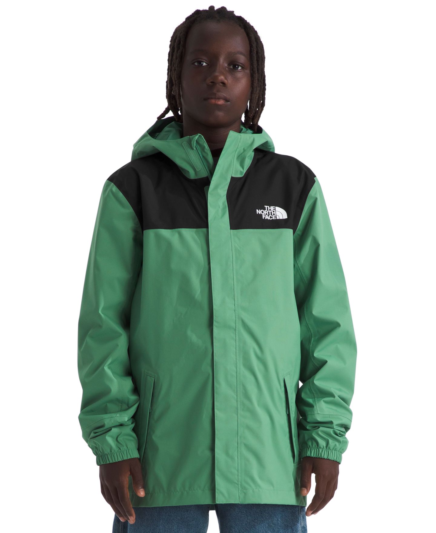 Куртка The North Face Antora Hooded Rain Jacket для мальчиков, цвет: Dimmed Algae — фото 1