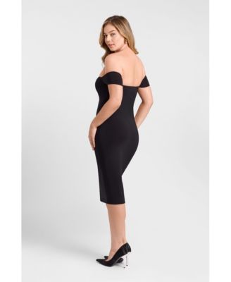 Women's Sculpting Shapewear Midi Dress