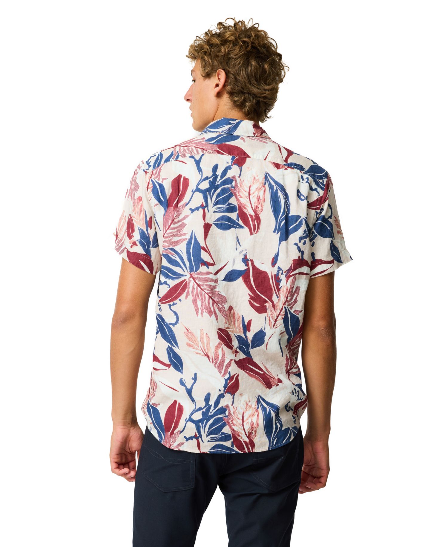 Men's Slim Fit Saltwater Linen Shirt
