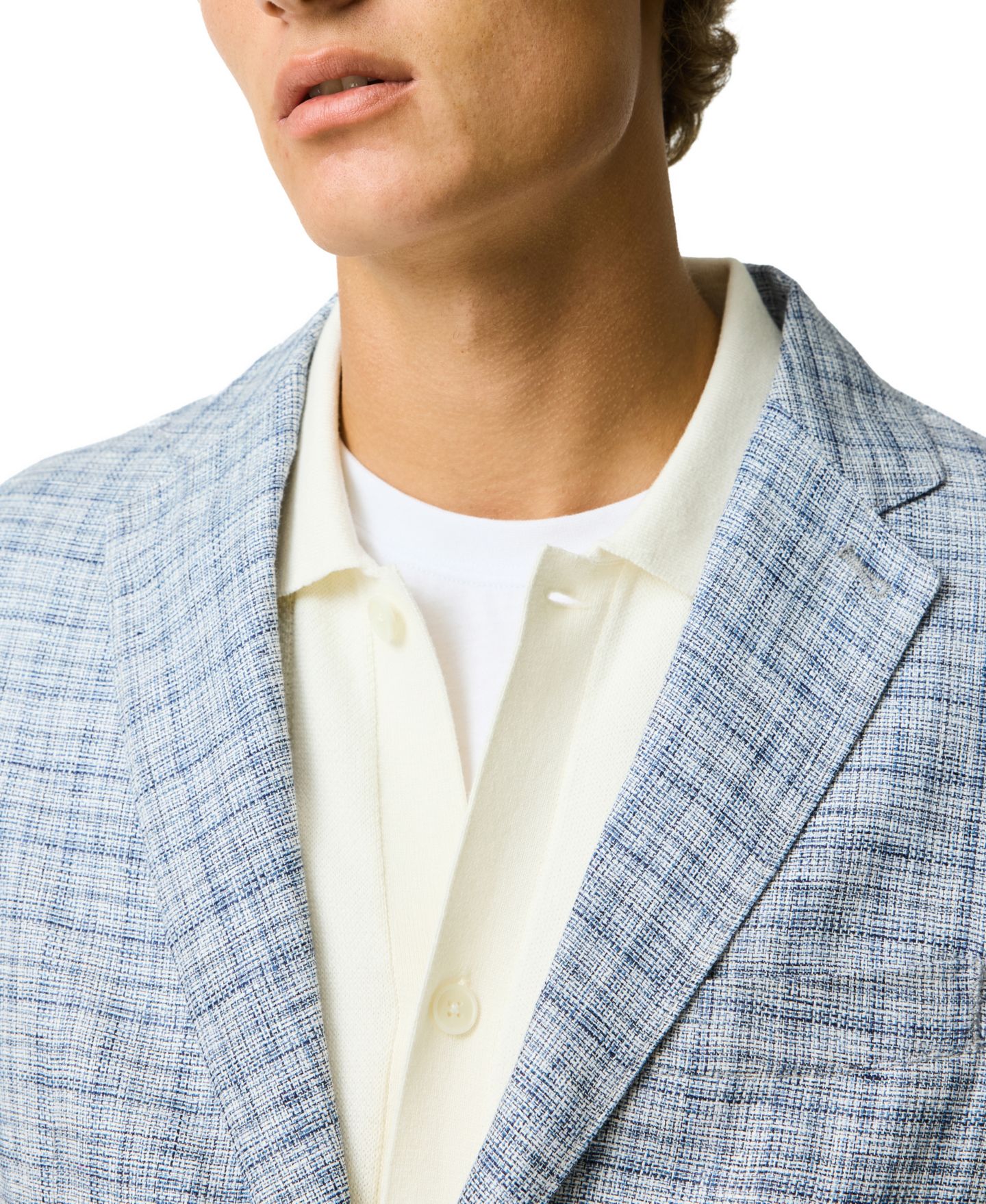 Мужской пиджак Rodd & Gunn Charterhouse Sport Fit Linen Blazer, цвет: Индиго — фото 2