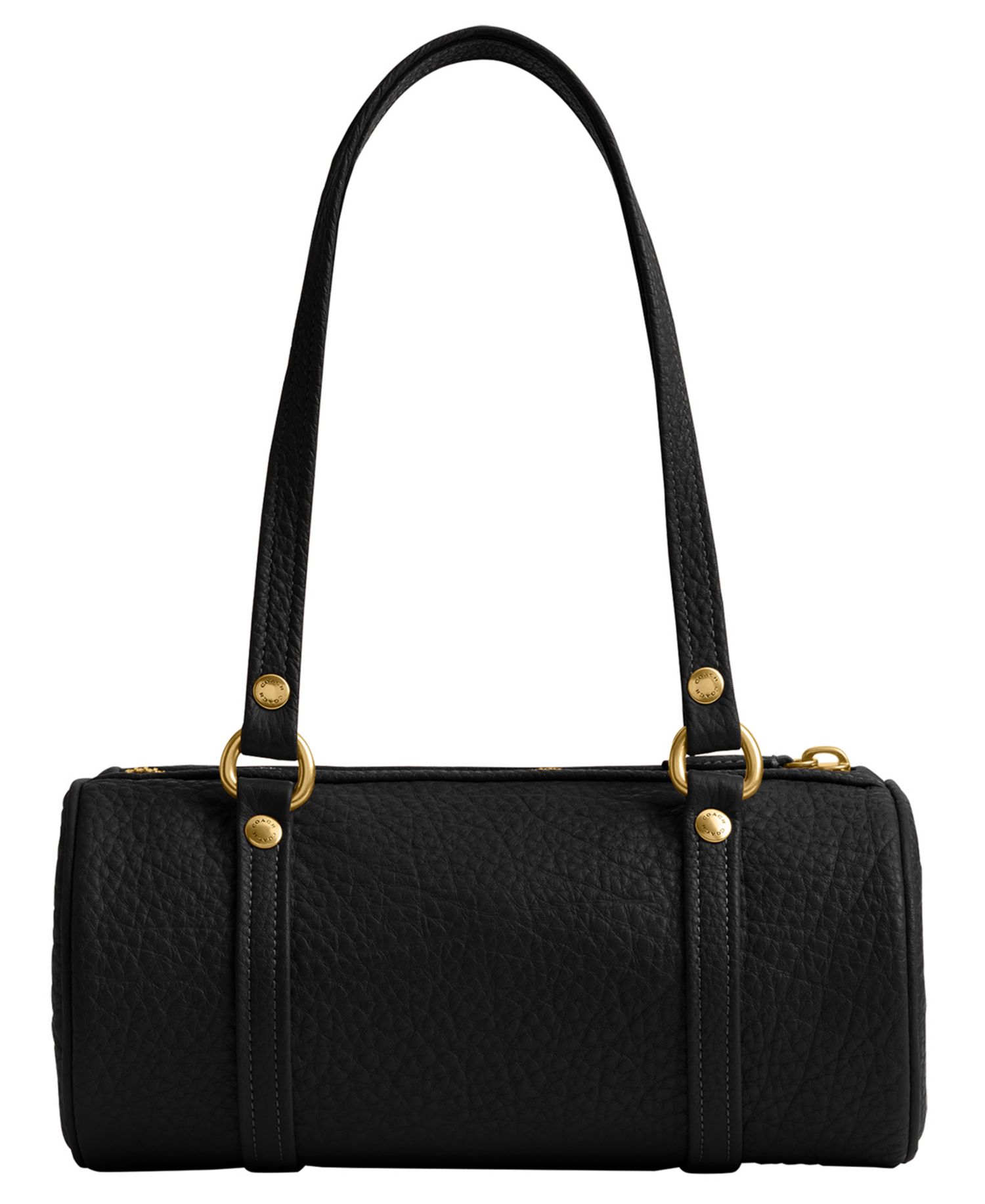 Originals Kisslock Medium Pebble Leather Barrel Bag 28